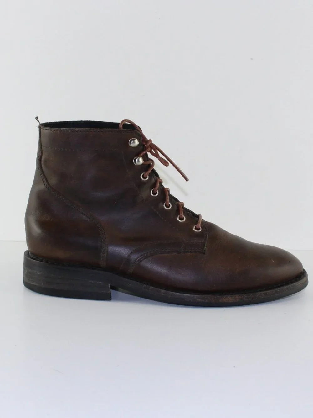 Thursdays Brown Leather Ankle Boots (9 US)